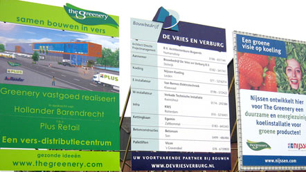 Reclame borden